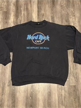 Vintage Hard Rock Cafe Newport Beach California XL Sweatshirt Crewneck